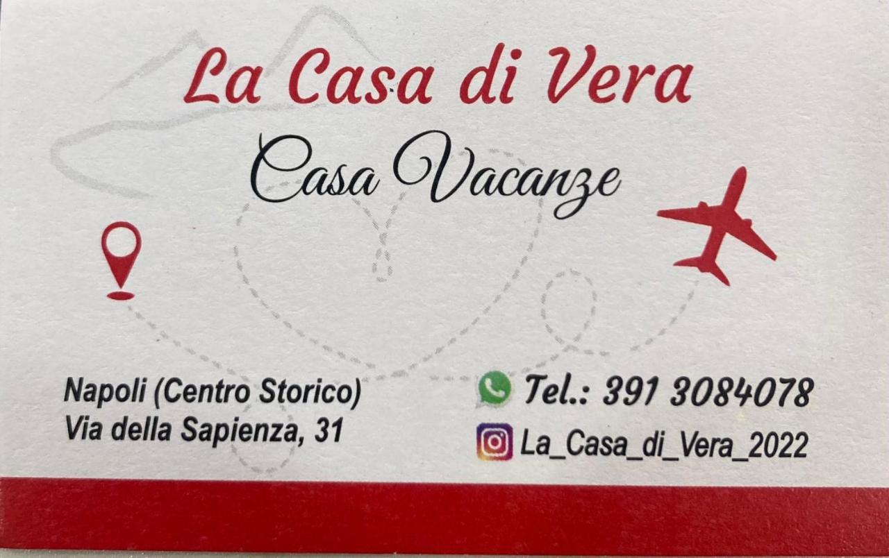La Casa Di Vera Napoli Exterior foto